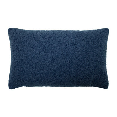 Furn. Malham Shearling Fleece Rectangular Feather Filled Cushion from B&Q