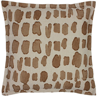 Furn. Robi Abstract Brushstroke Polyester Filled Cushion from B&Q