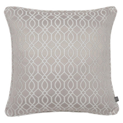 Prestigious Textiles Skyscraper Jacquard Piped Polyester Filled Cushion from B&Q