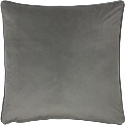 Evans Lichfield Opulence Velvet Reversible Polyester Filled Cushion from B&Q