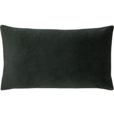Paoletti Sunningdale Reversible Rectangular Velvet Polyester Filled Cushion from B&Q