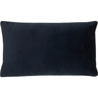 Paoletti Sunningdale Reversible Rectangular Velvet Polyester Filled Cushion from B&Q