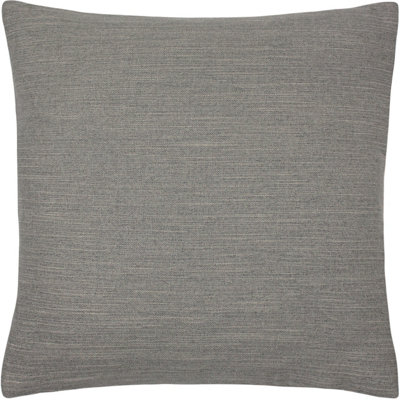 Evans Lichfield Dalton Slubbed Feather Filled Cushion from B&Q