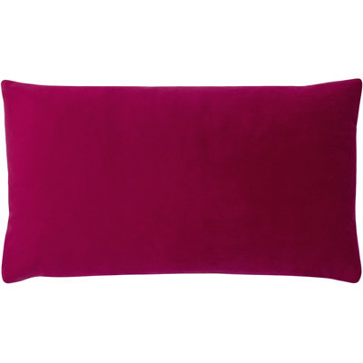 Paoletti Sunningdale Rectangular Velvet Feather Filled Cushion from B&Q