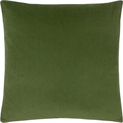 Paoletti Sunningdale Square Velvet Feather Filled Cushion from B&Q