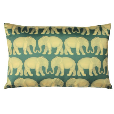 Paoletti Parade Elephant Feather Filled Cushion from B&Q
