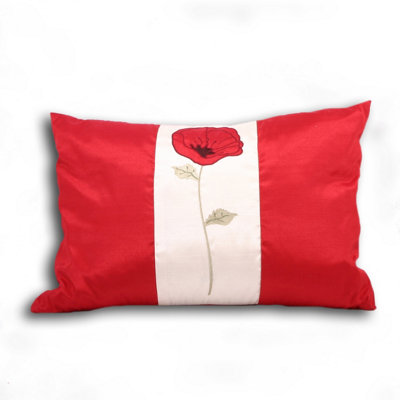 B&Q -  Poppet Floral Feather Filled Cushion