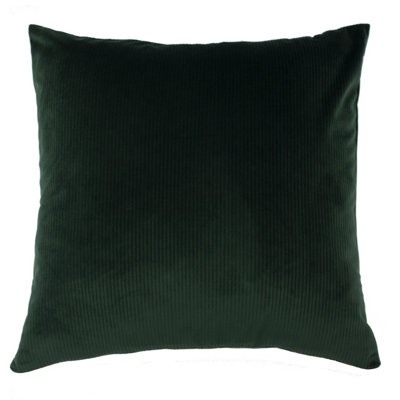 Furn. Aurora Ribbed Velvet Cushion Cover from B&Q