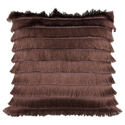 Furn. Flicker Fringed Cushion Cover from B&Q