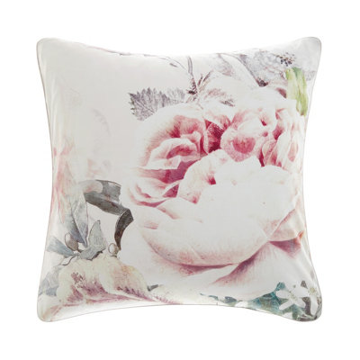 Linen House Sansa Floral 100% Cotton Pillow Sham from B&Q