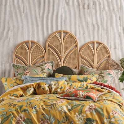 B&Q -  Anastacia Cotton Printed Floral Pillowcase Pair