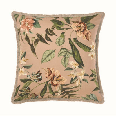 Linen House Anastacia Botanical 100% Cotton Pillow Sham from B&Q