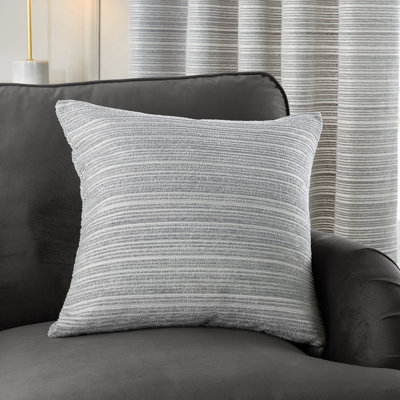 Paoletti Jupiter Chenille Jacquard Polyester Filled Cushion from B&Q