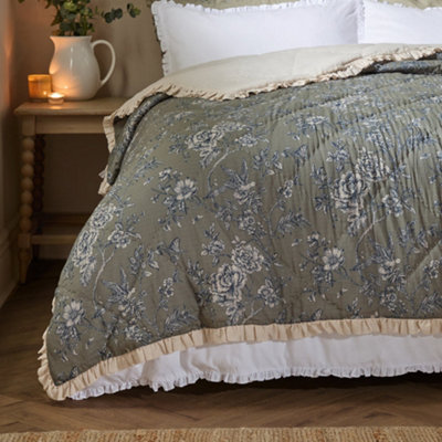 Wylder Hermione Bedspread Moss - Image 5