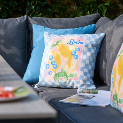 Shop outdoor cushions.