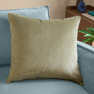 furn. Furn Meridian Velvet Feather Filled Cushion from B&Q