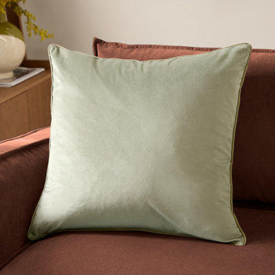 furn. Furn Meridian Velvet Polyester Filled Cushion from B&Q
