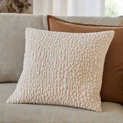 B&Q -  Pebble Textured Chenille Polyester Filled Cushion