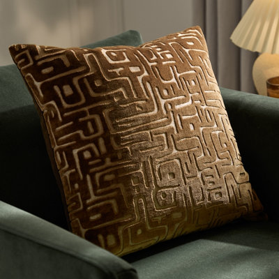 HÖEM Hoem Soren Cut Velvet Polyester Filled Cushion
