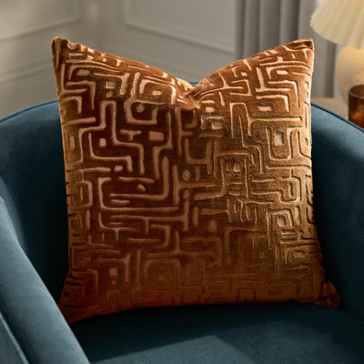 HÖEM Hoem Soren Cut Velvet Polyester Filled Cushion