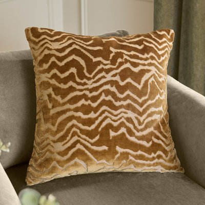 B&Q -  Tierra Cut Velvet Polyester Filled Cushion