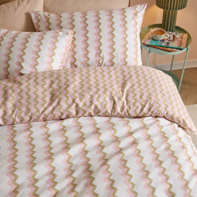 Duvet Day Reversible Izzie Soft Touch Duvet SetKingBlue from B&Q