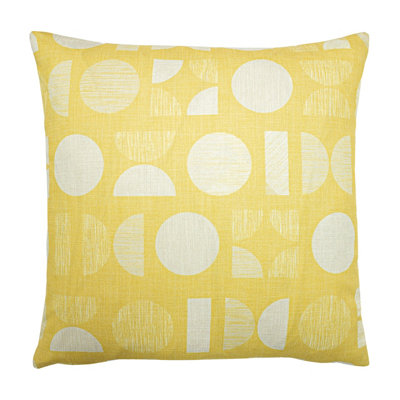 Furn. Malmo Scandi Geometric Feather Filled Cushion from B&Q