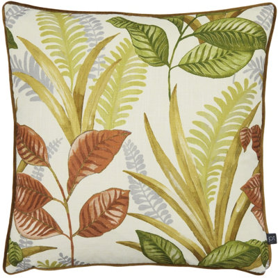 Prestigious Textiles Sumba Floral Piped Cushion Cover from B&Q