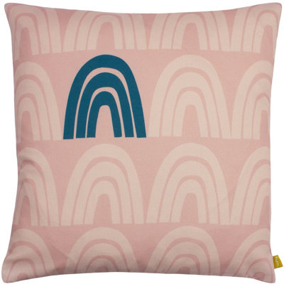 Furn. Be Kind Rainbow 100% Recycled Feather Filled Cushion from B&Q
