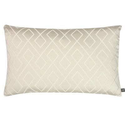 Prestigious Textiles Pivot Geometric Jacquard Feather Filled Cushion from B&Q