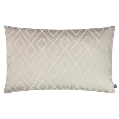 Prestigious Textiles Pivot Geometric Jacquard Feather Filled Cushion from B&Q