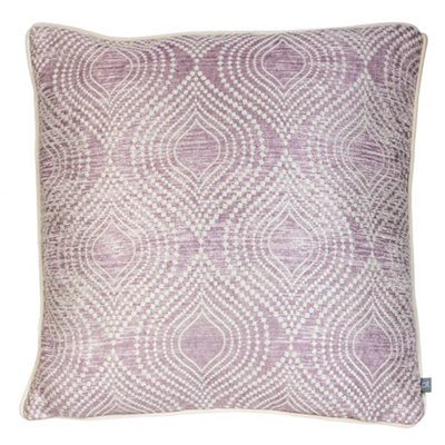 Prestigious Textiles Radiance Jacquard Piped Feather Filled Cushion from B&Q
