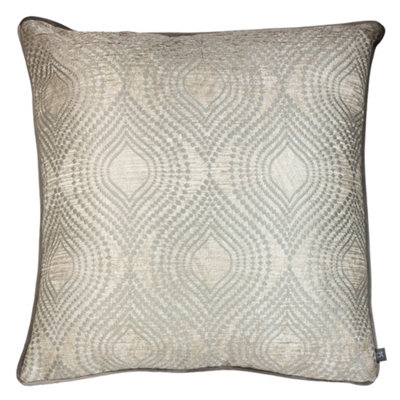 Prestigious Textiles Radiance Jacquard Piped Feather Filled Cushion from B&Q