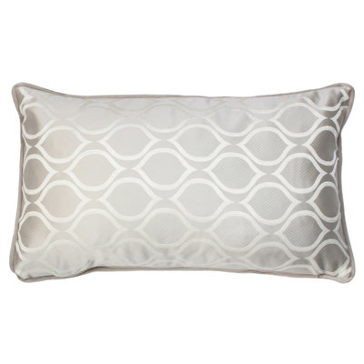 Prestigious Textiles Solitare Geometric Printed Piped Polyester Filled Cushion from B&Q