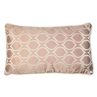 Prestigious Textiles Solitare Geometric Printed Piped Polyester Filled Cushion from B&Q