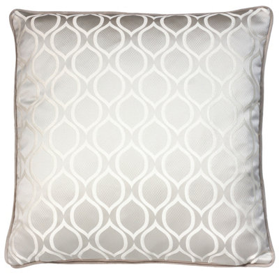 Prestigious Textiles Solitare Geometric Printed Piped Polyester Filled Cushion from B&Q