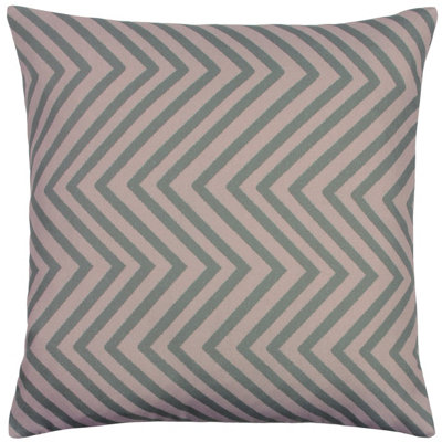 Furn. Zig Zag Geometric Polyester Filled Cushion from B&Q