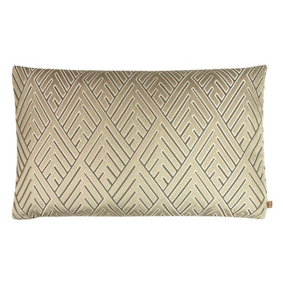 Kai Demeter Geometric Patterned Woven Jacquard Polyester Filled Cushion from B&Q