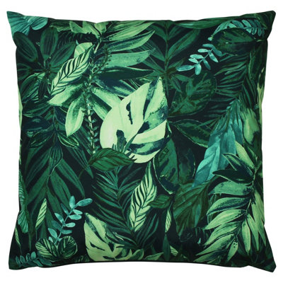 B&Q - Furn. Psychedelic Jungle Abstract Outdoor Cushion Cover
