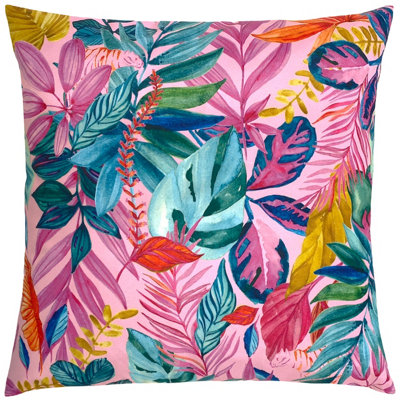 B&Q - Furn. Psychedelic Jungle Abstract Outdoor Cushion Cover