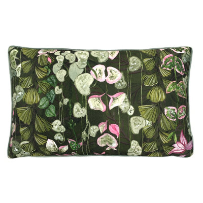 Paoletti Veadeiros Botanical Piped Cushion Cover from B&Q