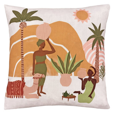 Furn. Alia Abstract Feather Filled Cushion