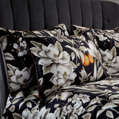  - Ew By Edinburgh Weavers Lavish Floral Cotton Sateen Pillowcase Pair