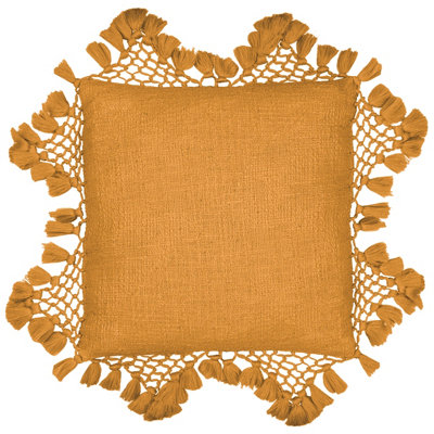 Yard Anko Macramé Tassel Cushion Cover from B&Q