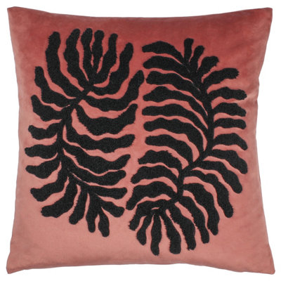 Furn. Maldive Botanical Velvet Tufted Cushion Cover from B&Q