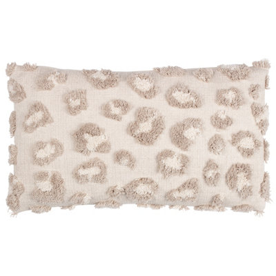 Furn. Maeve Tufted Cotton Polyester Filled Cushion from B&Q