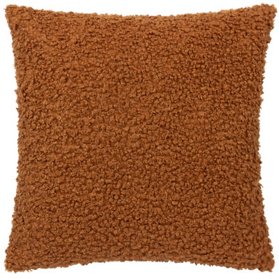Yard Cabu Chunky Textured Boucle Polyester Filled Cushion from B&Q