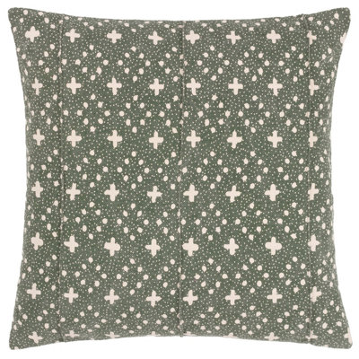 Yard Helm Organic Woven Feather Filled Cushion from B&Q