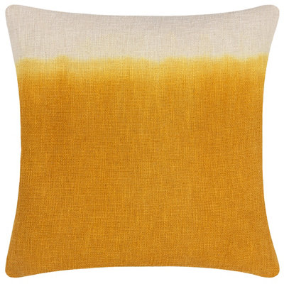 Furn. Mizu Square Dip Dye 100% Cotton Polyester Filled Cushion from B&Q