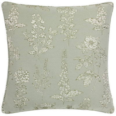 Wylder Sophia Floral Jacquard Polyester Filled Cushion from B&Q